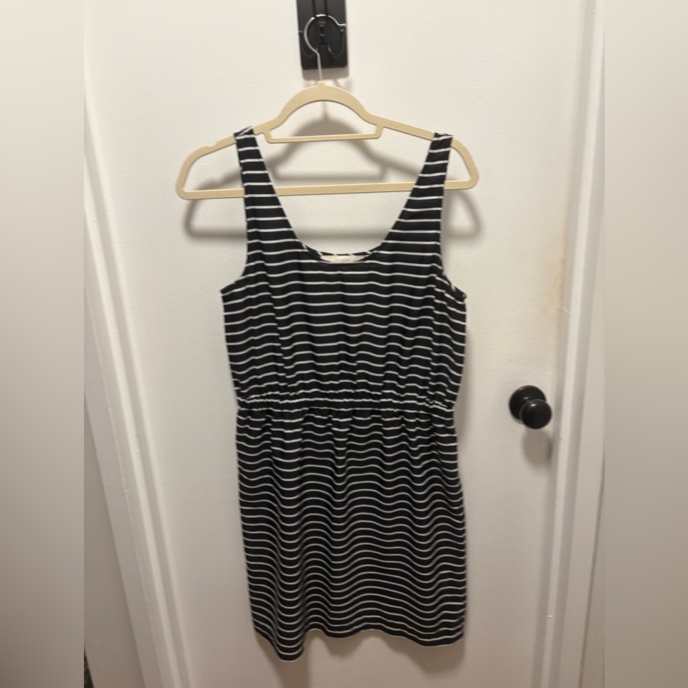 LOFT Monochrome Striped Top